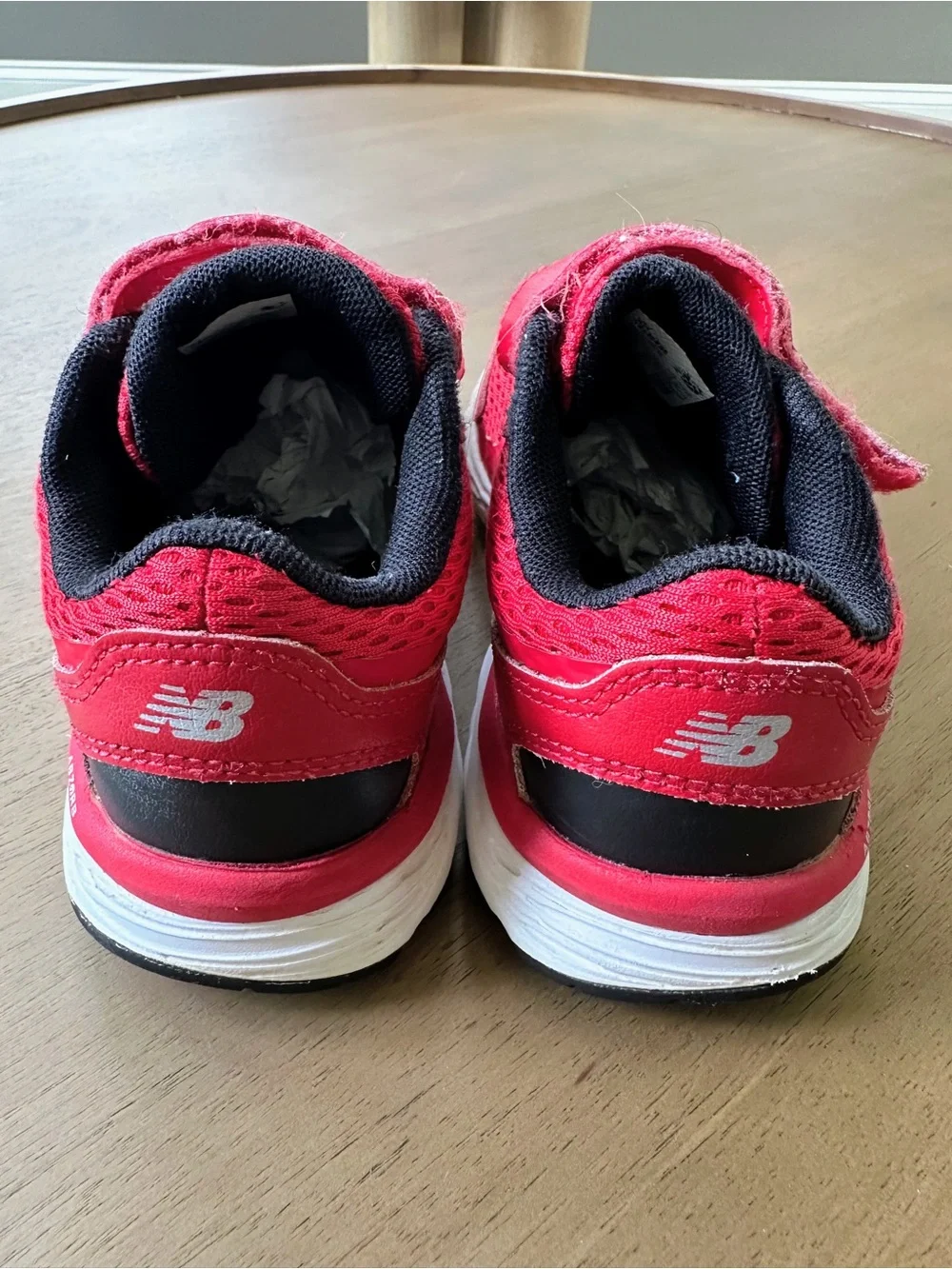 New Balance Rave Run V2 Kids Running Shoes, Size 1 Little Kid, Red